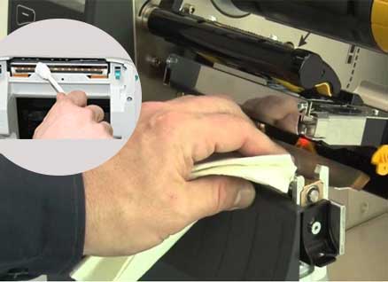 Hướng dẫn vệ sinh đầu máy in mã vạch